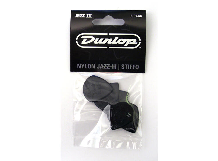 Dunlop Jazz III 47P3S plekter 6-pakning